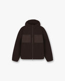 247 Borg Fleece - Chocolate - Unmatched Kicks - Outerwear
