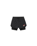 247 Hybrid 2 - In - 1 Short - Jet Black - Unmatched Kicks - REPRESENT