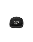 247 x 47 Taped Cap - Jet Black - Unmatched Kicks - REPRESENT