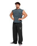 Vintage Legacy Tank oversized fit Stealth Blue