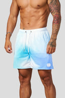 1127 - DAYDREAM MESH SHORTS WHITE/BLUE/PURPLE