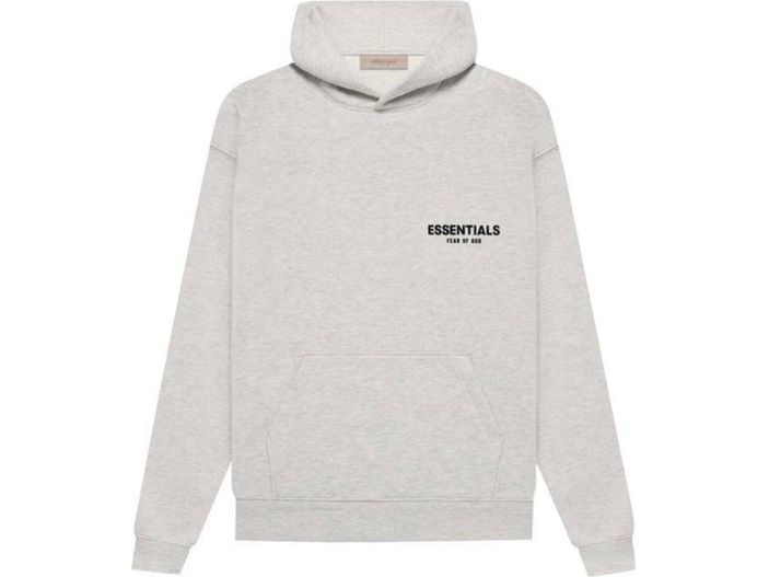 FEAR OF GOD ESSENTIALS HOODIE LIGHT OATMEAL