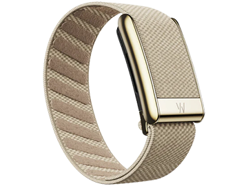 Whoop 5.0 Superknit Luxe Dune with Gold Band (12 Month Peak Subscription Included)