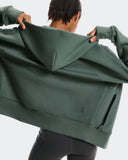 Focus Tech Zip Hoodie Olive