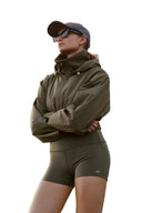 3" ALO Softsculpt High - Waist Precision Short - Olive Tree - Unmatched Kicks - Women:Bottoms:Shorts