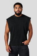 3019 - Elevated Cut-Offs Black