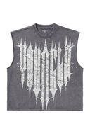 3021 - Revenge Crop Cut - Offs Grey Wash - Unmatched Kicks - YOUNG LA