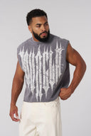 3021 - Revenge Crop Cut-Offs Grey Wash