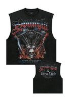 3032 - Cars & Curls - Cut - Offs Hell Ride Black - Unmatched Kicks - YOUNG LA