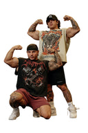 3032 - Cars & Curls - Cut - Offs Hell Ride Off - White - Unmatched Kicks - YOUNG LA