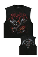 3032 - Cars & Curls - Cut - Offs Skull Pistons - Unmatched Kicks - YOUNG LA