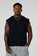 3035 - Elevated Essentials - Cut Offs Black Wash - Unmatched Kicks-YOUNG LA