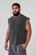 3035 - Elevated Essentials - Cut Offs Grey Wash - Unmatched Kicks-YOUNG LA