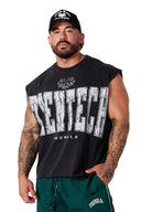 3044 - Tren Twins Badass Cut Offs Black Wash - Unmatched Kicks - YOUNG LA