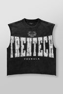 3044 - Tren Twins Badass Cut Offs Black Wash - Unmatched Kicks - YOUNG LA