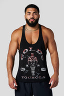 3062 - Gold's Glitch Stringers Black - Unmatched Kicks - YOUNG LA