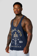 3062 - Gold's Glitch Stringers Navy - Unmatched Kicks - YOUNG LA