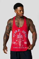 3062 - Gold's Glitch Stringers Red - Unmatched Kicks - YOUNG LA