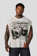 3081 - Fate Cut-Offs Heather Grey