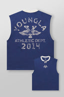 3087 - GOLDEN ERA CUT-OFFS NAVY WASH - Unmatched Kicks-YOUNG LA