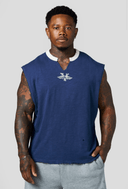 3087 - GOLDEN ERA CUT-OFFS NAVY WASH - Unmatched Kicks-YOUNG LA