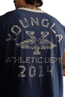 3087 - GOLDEN ERA CUT-OFFS NAVY WASH - Unmatched Kicks-YOUNG LA