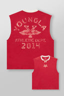 3087 - GOLDEN ERA CUT-OFFS RED WASH - Unmatched Kicks-YOUNG LA