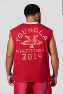 3087 - GOLDEN ERA CUT-OFFS RED WASH - Unmatched Kicks-YOUNG LA