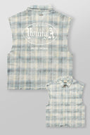 3091 - Cut-Offs Flannels Blue/Off-White