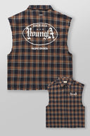 3091 - Cut-Offs Flannels Navy/Brown
