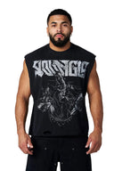 3093 - Unleashed Cut-Offs Black Wash