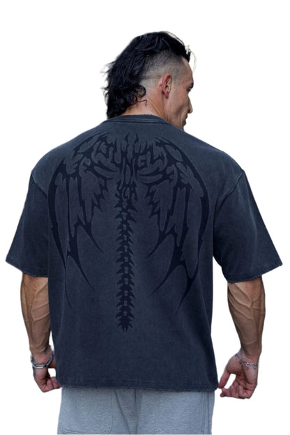 4234 - Backbone Tees Black Wash