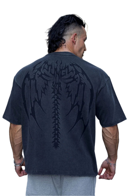 4234 - Backbone Tees Black Wash