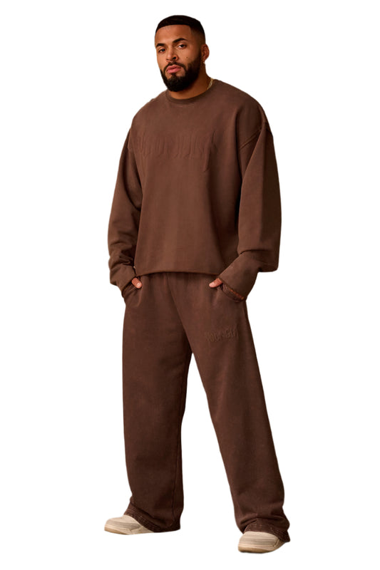 2041 - The Midnight Collection - Joggers Brown Wash