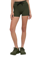 4" Airbrush High - Waist Race Pace Short Green Olive/Black - Unmatched Kicks - ALO
