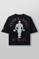 4002 - Golds Gym New Age Tees Black