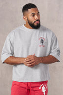 4002 - Golds Gym New Age Tees Heather Grey