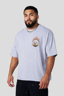 4008 - Ring of Fire Tees Heather Grey - Unmatched Kicks - YOUNG LA