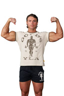 4009 - Golds Gym Ringer Tees Off - White - Unmatched Kicks - YOUNG LA