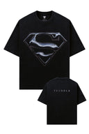 4044 - Superman Graphic Tees Chrome Logo - Unmatched Kicks - YOUNG LA