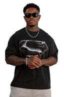 4044 - Superman Graphic Tees Chrome Logo - Unmatched Kicks - YOUNG LA