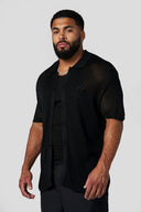 4056 - Beach Club Button Ups Black - Unmatched Kicks-YOUNG LA