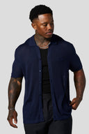 4056 - Beach Club Button Ups Navy - Unmatched Kicks-YOUNG LA