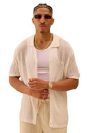 4056 - Beach Club Button Ups Off-White - Unmatched Kicks-YOUNG LA