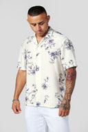 4063 - Amalfi Button-Ups Off-White Floral - Unmatched Kicks-YOUNG LA