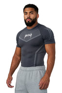 4065 - Warrior X Compression Tees Dark Grey/Grey - Unmatched Kicks - YOUNG LA