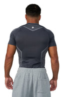 4065 - Warrior X Compression Tees Dark Grey/Grey - Unmatched Kicks - YOUNG LA
