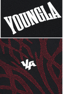 4067 - Gothic Compression Tees Black/Red - Unmatched Kicks - YOUNG LA