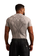 4067 - Gothic Compression Tees Grey - Unmatched Kicks - YOUNG LA
