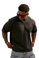 4106 - Dark Wave Tees Charcoal Wash - Unmatched Kicks - YOUNG LA